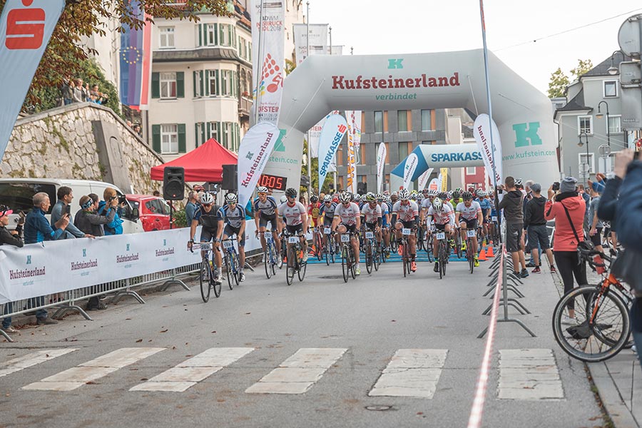 16 Nationen waren beim dritten Kufsteinerland Radmarathon vertreten (Bild: ofp kommunikation)