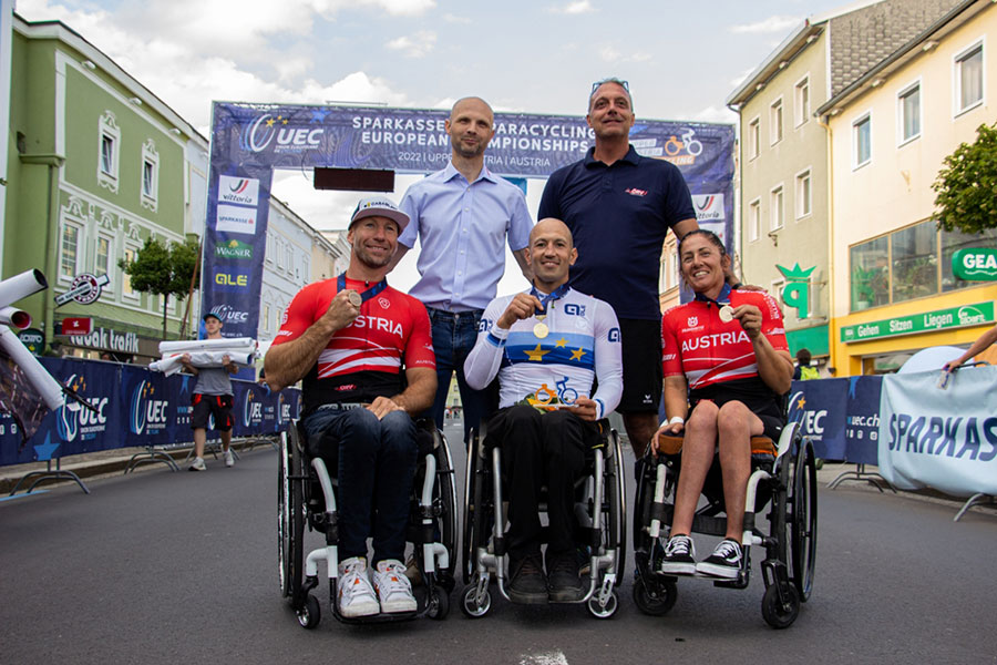 Österreichs Team erkämpfte sich unter den besten Paracycler Europas mehrere Medaillen (Fotos: Peter Maurer)