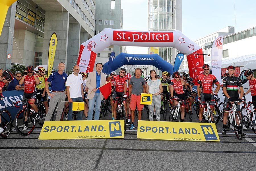 Alle Bewerbe starten im niederösterreichischen Regierungsviertel (Bild: STP-Radmarathon Team)