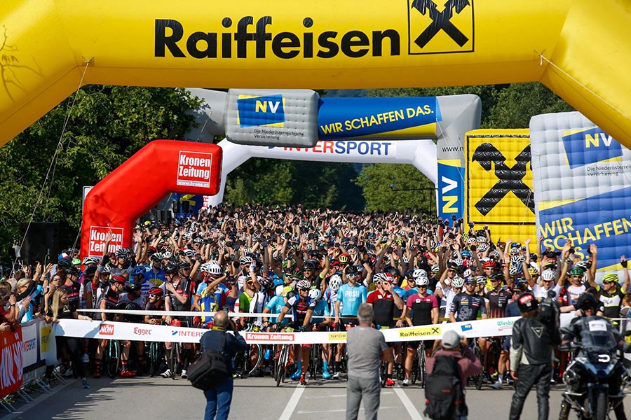 Strecken für trainierte Hobbyradsportler und für Marathoneinsteiger mit Start und Ziel  in Mautern (Foto: Josef Salomon)