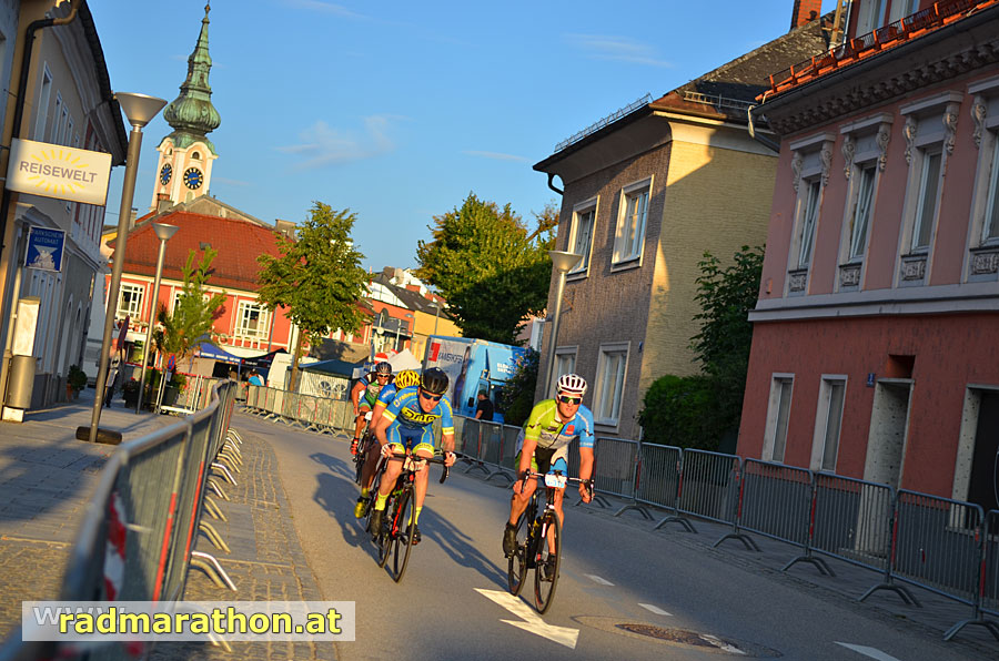 Start und Ziel des Radmarathons ist das Stadtzentrum von Grieskirchen