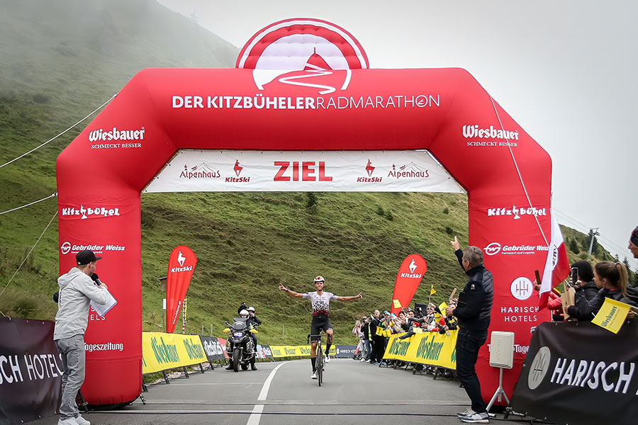 KRM Sieger Paul Verbnjak (Fotos: Kitzbüheler Radmarathon)
