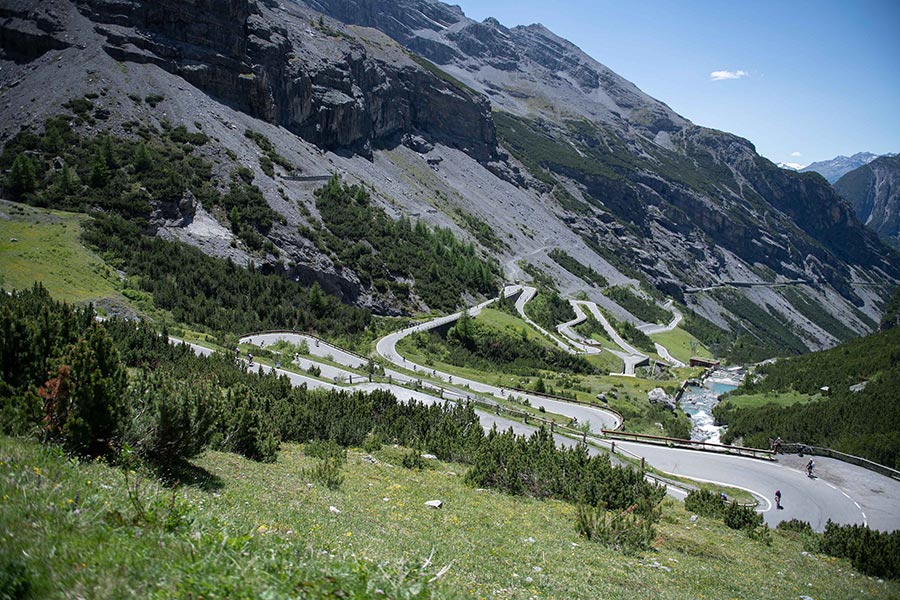 Drei Distanzen mit 130, 108 und 64 km stehen zur Wahl (Bild: LaStelvioSantini / mirrormedia.art)