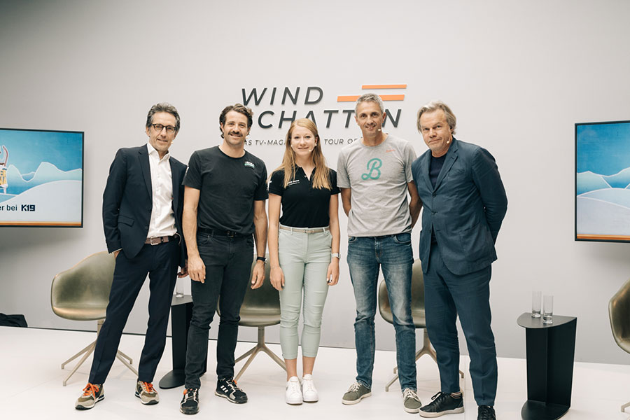 Gelungene Premiere von Windschatten, dem Livemagazin der Tour of Austria