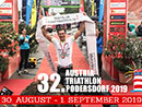 Austria Triathlon in Podersdorf 30. August bis 1. September 2019